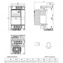 Falownik skalarny 1,5kW 230VAC Delta Electronics VFD015EL21A